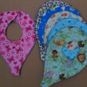 2 Binky Bibs for Baby, Moms and Grandma's holds pacey or pacifier