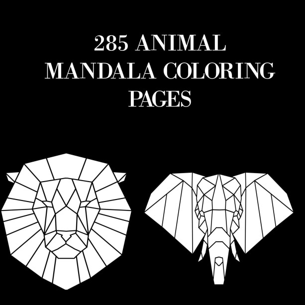 285 Animal Mandala Coloring Pages