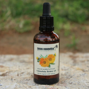 Calendula Oil / Organic Calendula Oil / by Cocos Cosmetics Natural Hair oil for Scalp Skin / Varicose veins and Body Remedy