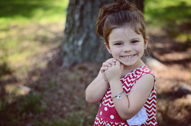 Hand Stamped Child Bracelet - Child Heart Bracelet - Hand Stamped Jewelry - Hand Stamped Bracelet - Little Girls Bracelet - Boutique Child
