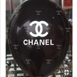 Chanel Black Balloons