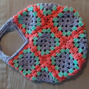 Crocheted Granny square Bag