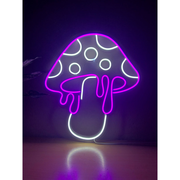 Mushroom Neon Sign, Custom Neon Sign, Mushroom Decor, Neon Sign Decor, Game Room Decor, Home Decor