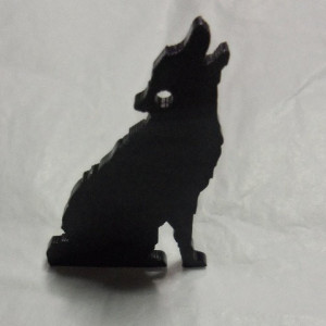 coyote charms,wolf charms,animal charms,laser cut charms,