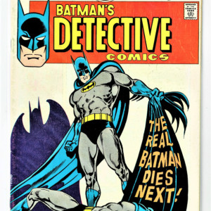 DCs /THE REAL BATMAN DIES /CLASSIC DETECTIVE GRAPHIC NOVEL#458