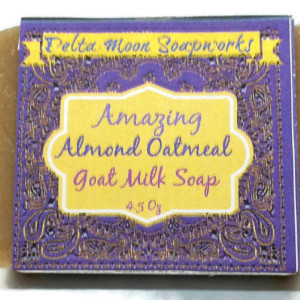 Oatmeal  Goat Milk Soaps, Lavender, Almond, unscented, Red Clover Tea, olive oil soap, soap for sensitive skin,no SLS,  eczema, exfolliating