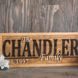 Family Name Sign, Last Name Sign, Wood Sign, Family Sign, Established Sign, Signs For Wedding, Personalized Sign, Family Gift, Outdoors Sign