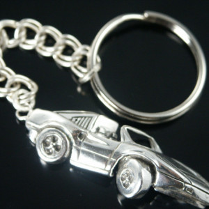 Ferrari    key chain sterling silver