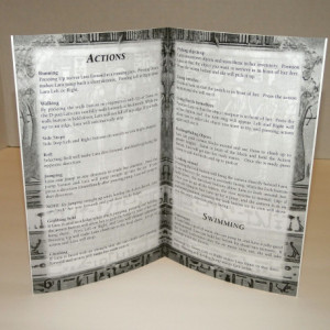 Sega Saturn Tomb Raider custom printed manual, insert & case