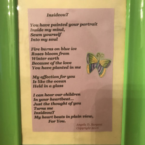 InsideouT framed poetry