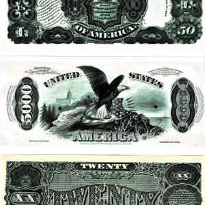 LOVELY/HANDSOME LEGAL TENDER COPIES OF AMERICAN EDUCATION NOTES