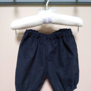 Navy Corduroy Short Trousers