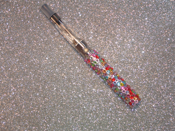 Gorgeous Handmade Rhinestone Bling Vape Pen (Rainbow)