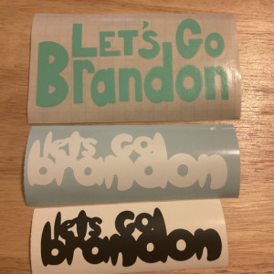 Let’s go Brandon decals
