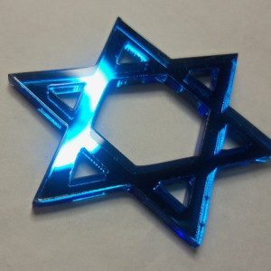 star charms, Israel, laser cut charms, Star of David,