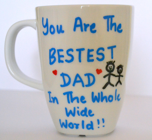 Valentine's Day Gifts For Dad - World's Best Dad Coffee Mug - Gift For Father 10 oz