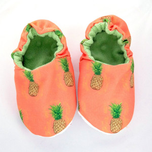 Baby Slippers, Pineapple Cloth Baby Shoes, Baby Shoes, Banana Fabric, Spring Shoes, Peach Cloth Shoes, Orange Pineapple