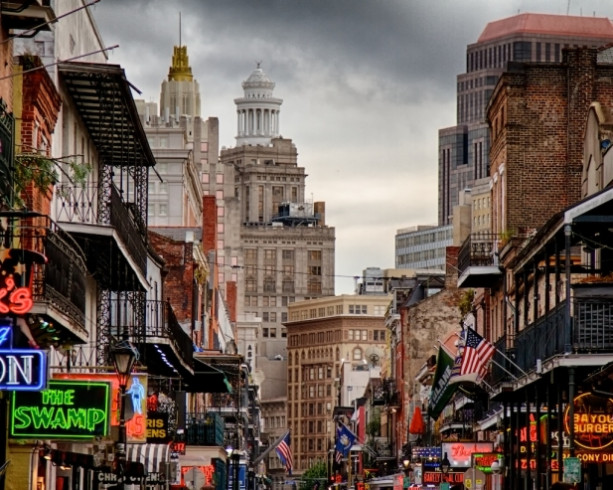 Bourbon Street - 8 x 10 HDR - New Orleans
