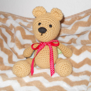 Custom Crocheted Teddy Bear