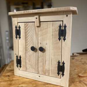 Handcrafted Rustic Essential Oil Cabinet