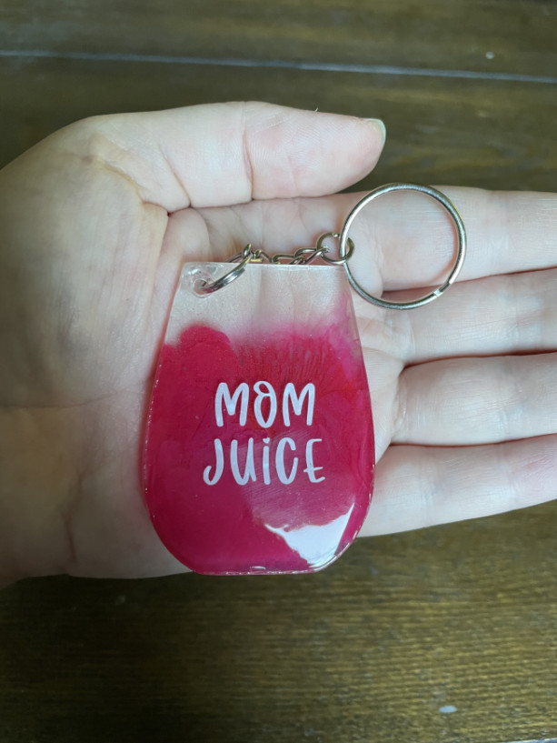 Mom Juice Keychain