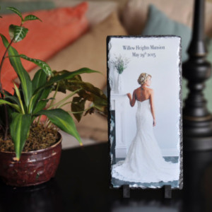 Personalized Photo Gift. Slate and Stone Printing. Custom Photo Gift. Wedding Anniversary, Birthdays, Mother's Day, Valentine's Day.