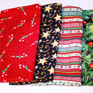 Cloth Napkins, Christmas, Handmade, Reusable, Cotton