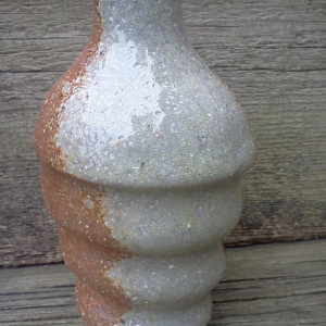 Pottery Tornado Bottle - Soda Fired Ceramic Vase