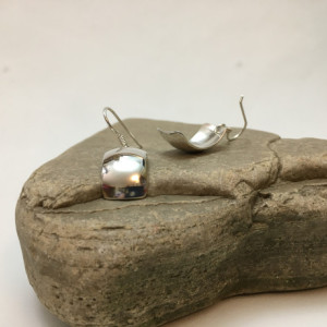Silver Synclastic Earrings