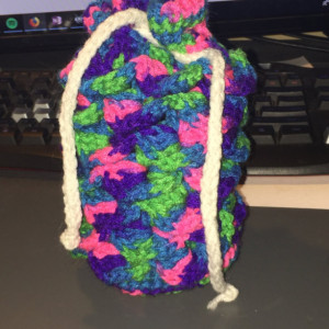 Crochet Dragon Egg Dice Bag