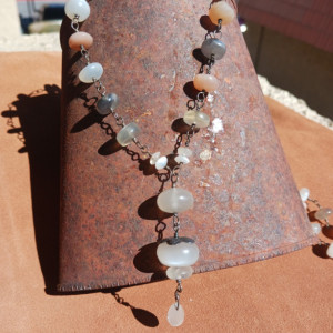 Moonstone & Sterling Necklace