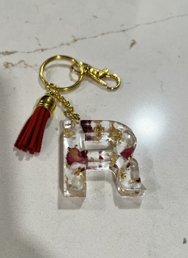 Keychain letter R