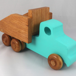 Handcrafted Wooden Toy Dump Truck 1164005821