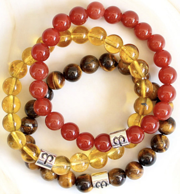Zodiac Gemstone Bracelet Set — ARIES