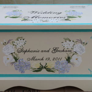 Wedding Keepsake Chest Memory Box personalized wedding gift