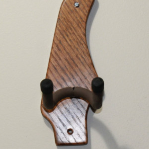 Fender strat styled guitar wall hanger