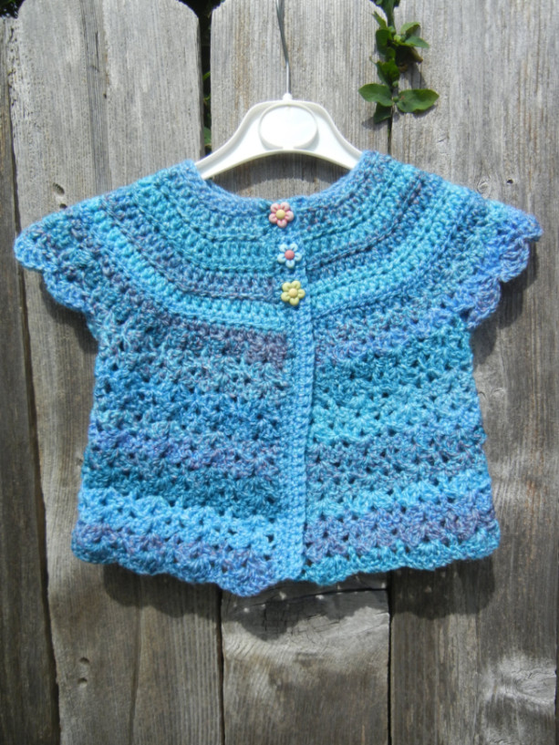 Swing Set Cardigan, Crochet Todder Sweater