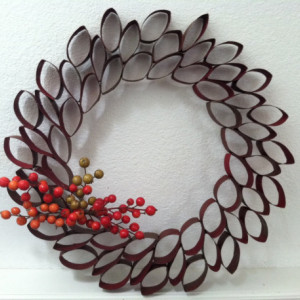 Curled Paper Roll Wreath