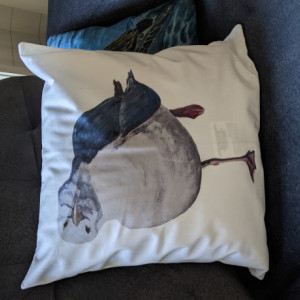 Seagull 2 Throw Pillow