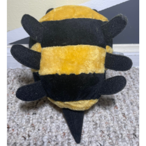 Luxury fleece bumblebee plush