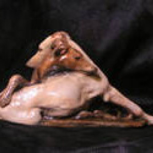Hevener Collectible Greyhound Dog Figurine