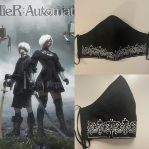 Washable NieR Automata 9S 2B Sueded Face Mask