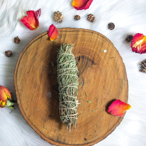 Winter Vibes Altar Set, 3 Bundles, Smudging, Homegrown Sage, Cypres and Rosemary, Energy Cleansing, Uplift, Recharge