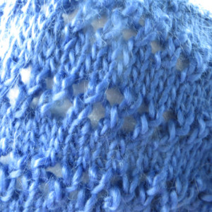 Slouch Beanie Hat Hand Knitted, Bamboo & Silk Yarn - ESTACADA by Anja