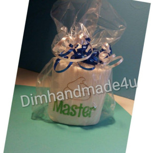 Poop Master Embroidered Toilet paper. Great gift! Comes gift wrapped!