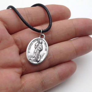 Personalized Saint Martha Necklace. Patron Saint of Hospitality 