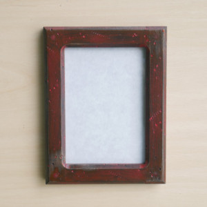Forever 5 X 7  Distressed Red picture frame