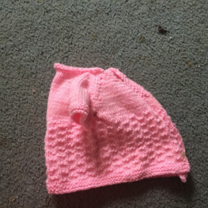  Baby girls hand knitted sweater 