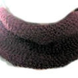 Adult Hand Knit Cowl in Burgundy 
