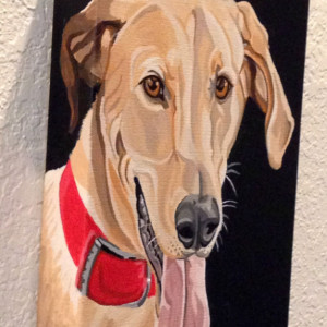 Zale - Custom Dog Portrait 9" x 12" x 1.5"